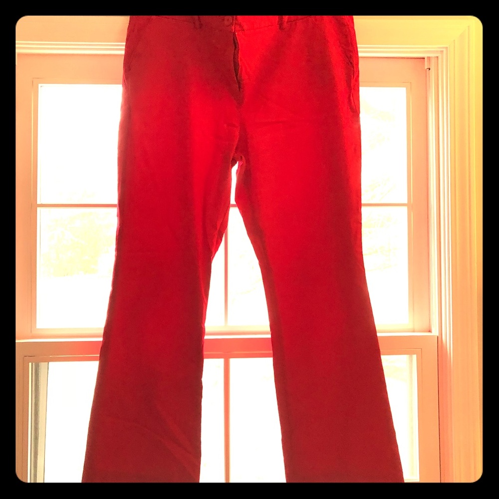 Super cute red dress pants, Lane Bryant sz 22